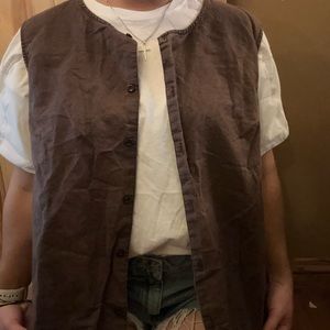 Brown Vest